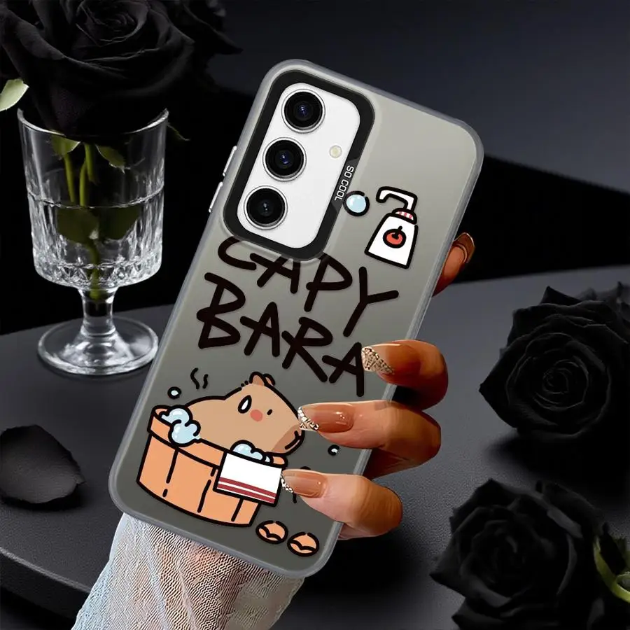 Funda trasera de teléfono con capibara de dibujos animados para Xiaomi Poco C51 F3 GT X3 Pro X5 X3 NFC C50 F4 - imagen 4