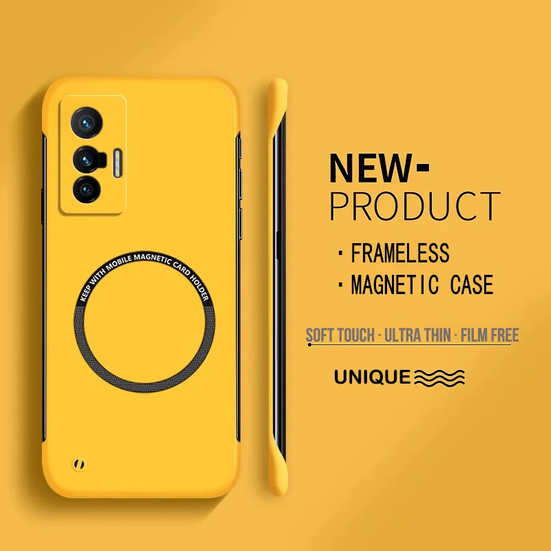 Funda de teléfono sin marco magnética de PC dura ultrafina para Oppo Realme GT Master NEO 2 3T GT 2 3 Realme 10 11 Pro Plus cubierta mate