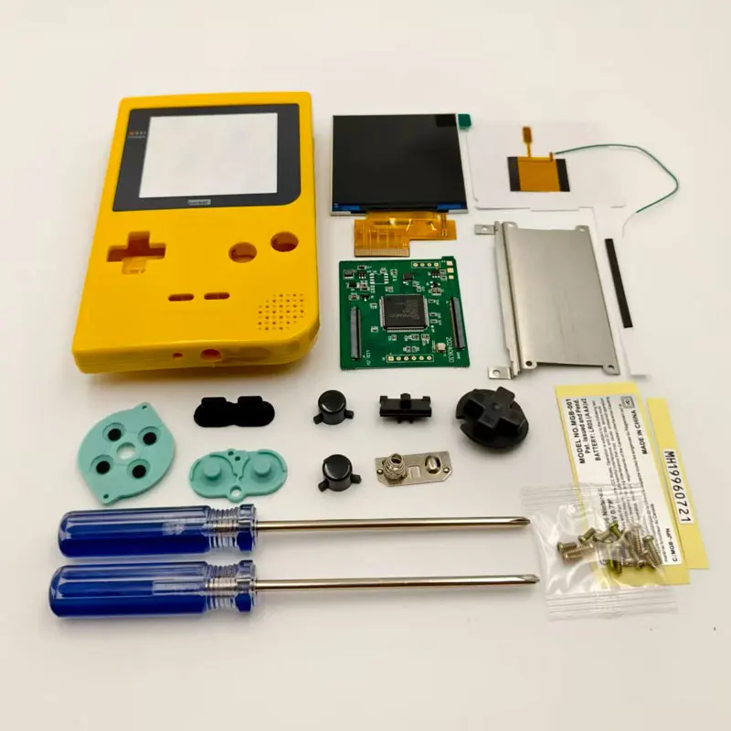 GBP LCD Fácil de instalar 2,6 "IPS de tamaño completo LCD de alto brillo Con destornillador de carcasa de alta calidad para gameboy de bolsillo - imagen 4