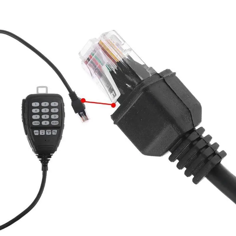 Micrófono altavoz portátil R53C con teclado para KT8900R KT-7900D Mini-9800 - imagen 3