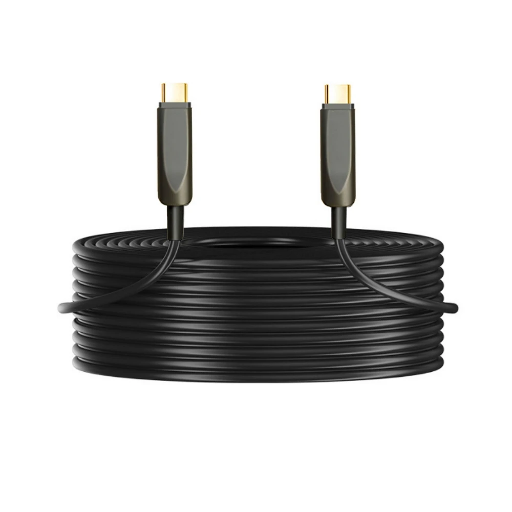 Cable de datos de fibra óptica USB 3,2 Gen 2 tipo C de 10Gbps para discos duros cámara Oculus Link Quest 1/2/3 Steam VR 10m 15m 20m USB C - imagen 2