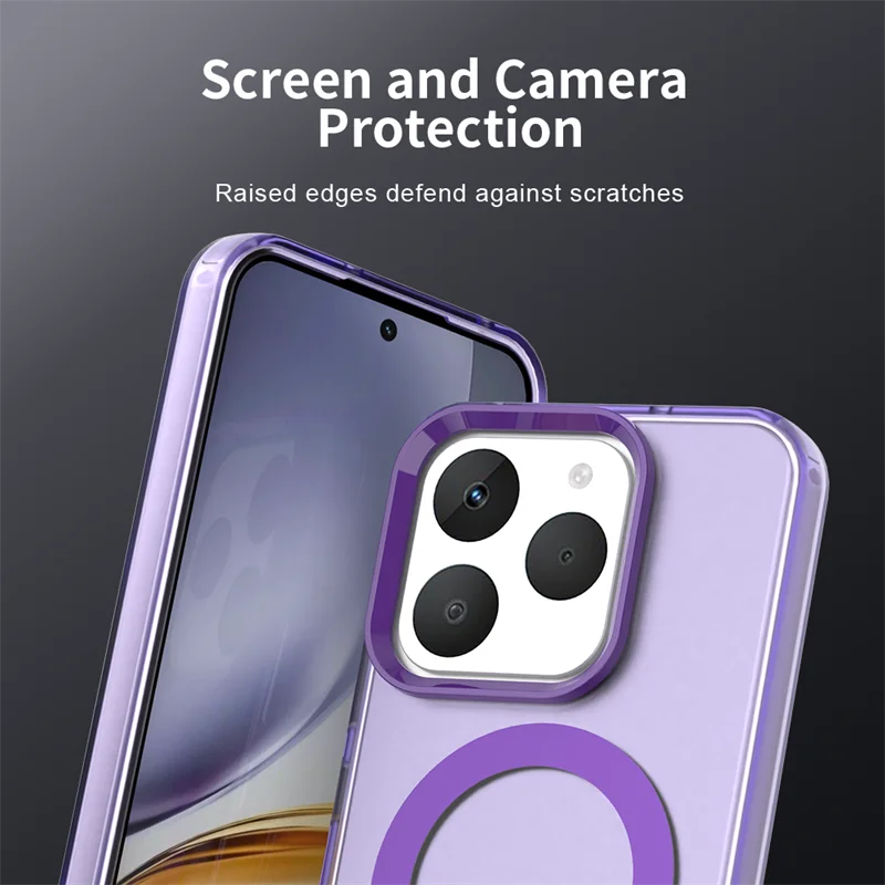 Para Realme 15T Funda Realme 15T 5G Funda magnética mate duradera carcasa protectora trasera fundas de teléfono para Realme 15T Funda - imagen 5
