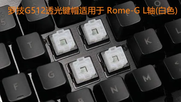Tapas de llave de repuesto para Logitech G512 G513 con interruptor Romer-G Ctrl Alt Win Shift Space Bar ESC Tab Capslock Keycap - imagen 5