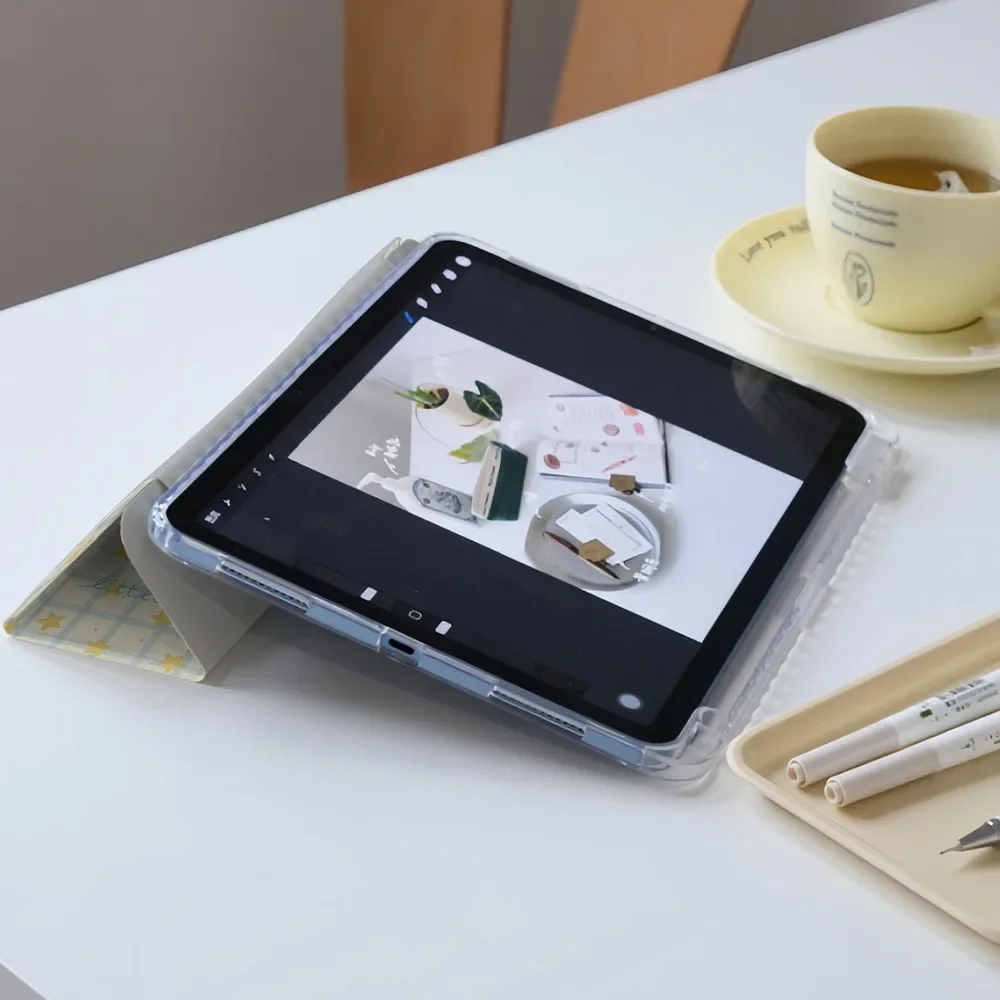 Funda para tableta triple de leopardo rosa para iPad pro10/11-In2020/6/7th /8th /Air 3rd/Air 4th/9thGen/Air5thGen2022/Air 11 - imagen 3