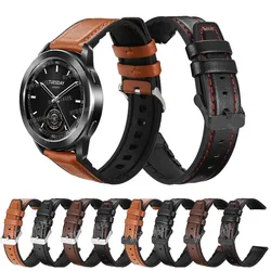 Correa de Silicona y Cuero para Xiaomi Watch S3/S2/S1 Pro