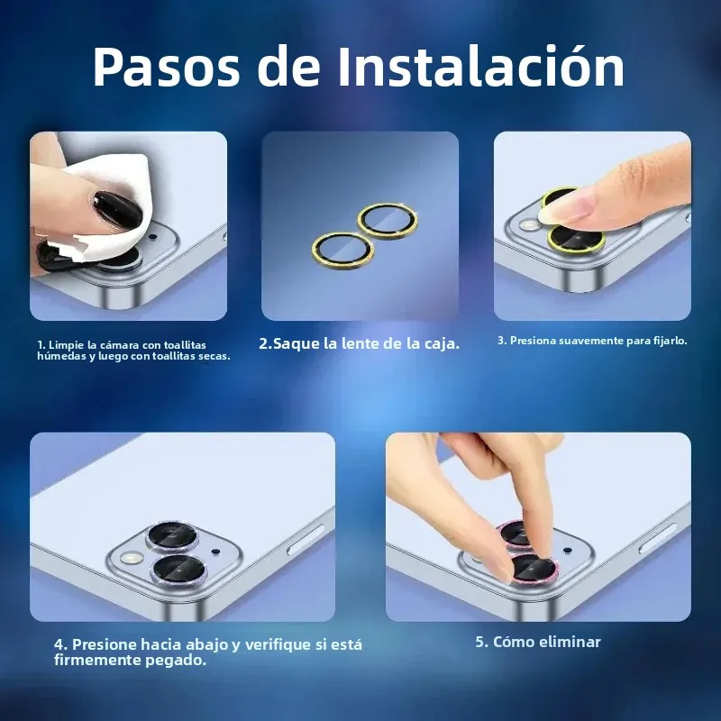 2-3 uds para IPhone 17 Pro Max Air 16 anillo Protector de lente de cámara vidrio templado resistente a los arañazos fino HD cubierta de lente transparente brillante - imagen 5