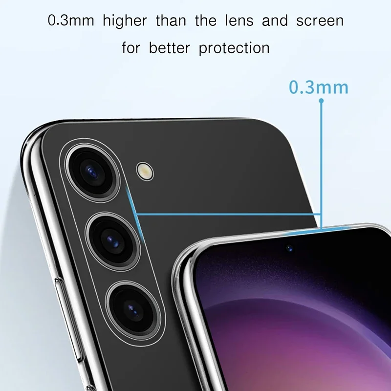 2023 funda de teléfono transparente HD ultrafina para Samsung Galaxy A04 A14 A24 A34 A54 A04s A04e Core bolsas de cubierta de cristal transparente de TPU suave - imagen 4