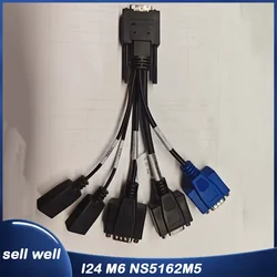 Cable trenzado de servidor de cuatro codos USB VGA I24 M6 NS5162M5