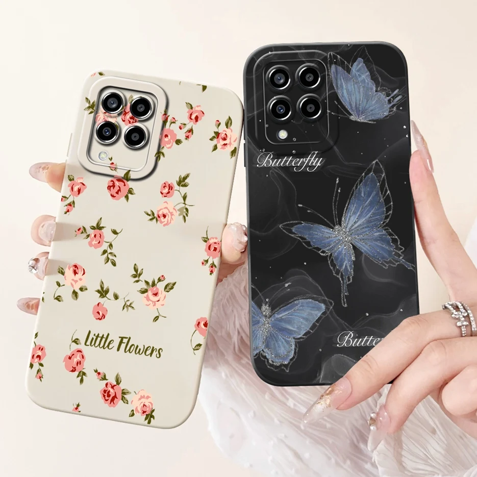Funda de teléfono para Samsung Galaxy M33, cubierta elegante pintada en caramelo, a prueba de golpes para Samsung M33 M 53 Galaxy M53, bolsas suaves - imagen 4
