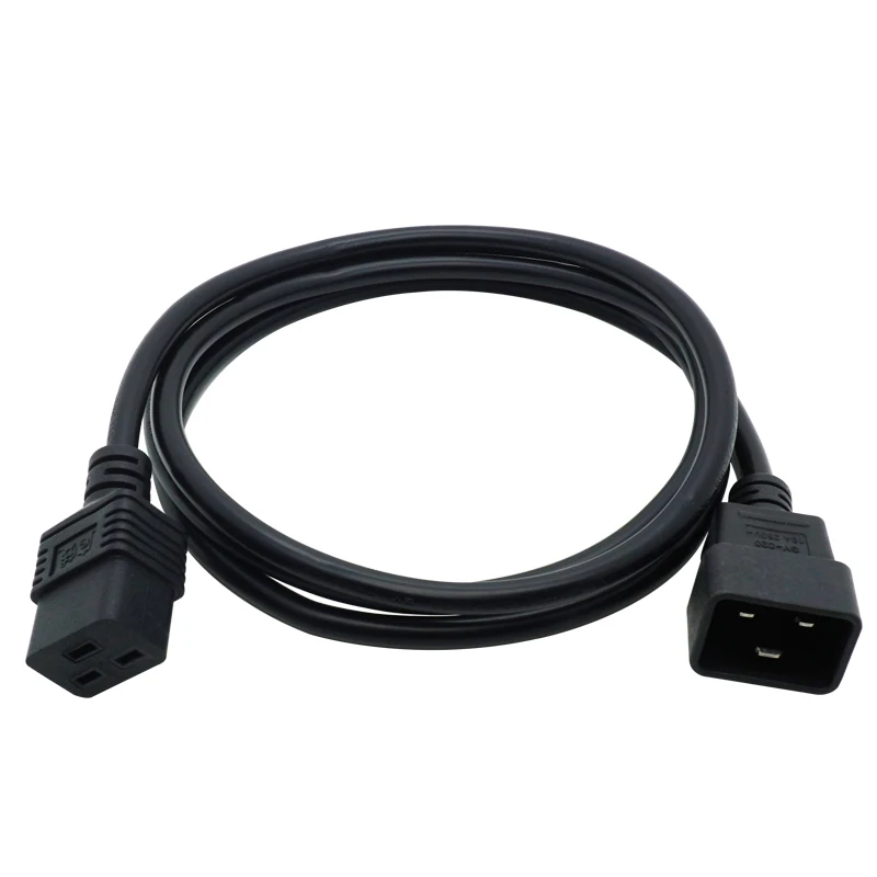 Cable de alimentación IEC320 C19 a C20 para servidor/PDU 16A Cable de alimentación de computadora resistente 1,8 m,3 m,5 m - imagen 2
