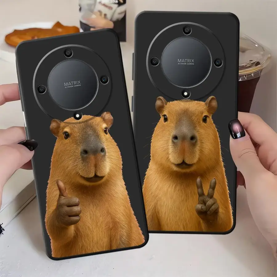 Funda Protectora para Teléfono Honor X5b 90 X6 X9a 200 400 Lite X7 Magic5Lite X8 8X 70 Capibara Linda - imagen 3