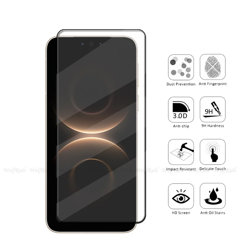 6 en 1 para Huawei Mate 80 vidrio Huawei Mate 80 Pro Max vidrio templado cubierta completa Protector de pantalla Huawei Mate 80 Pro lente de cristal - imagen 2