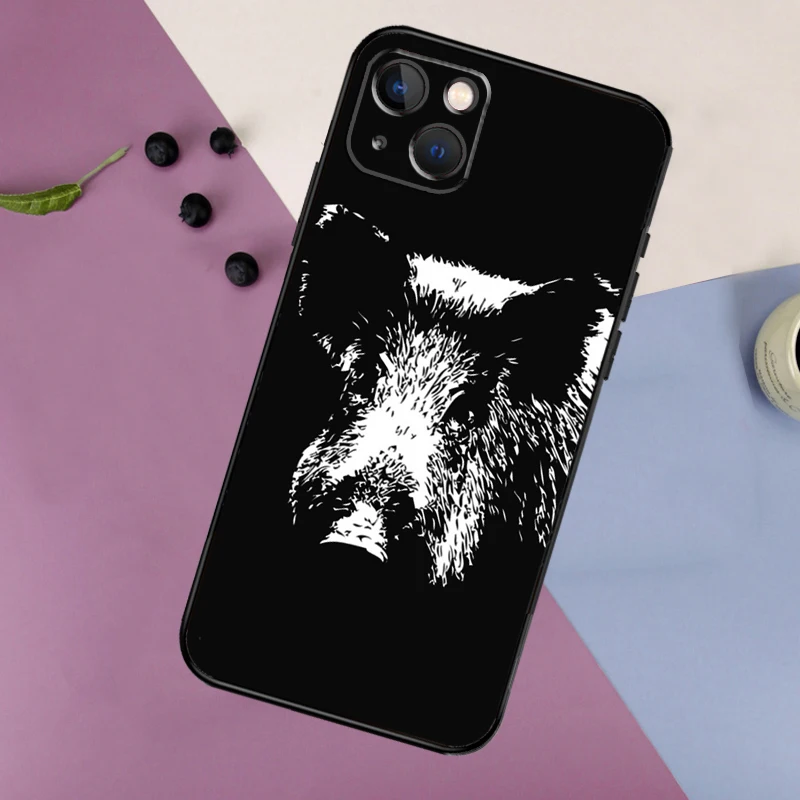 Funda de jabalí para iPhone 14 13 11 12 16 15 Pro Max 12 13 Mini X XR XS MAX 7 8 14 16 15 Plus contraportada - imagen 3