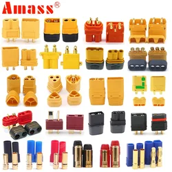 5 Pares Conectores Amass XT90 XT60 XT30 – Kit Variado Serie XT EC5