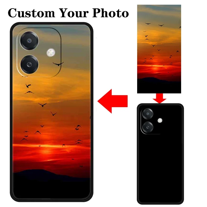 Funda DIY personalizada para Redmi Turbo 4 Pro 5G, funda de teléfono de silicona suave TPU con logotipo trasero, fundas personales Xiaomi Redmi Turbo4 Turbo3 - imagen 4