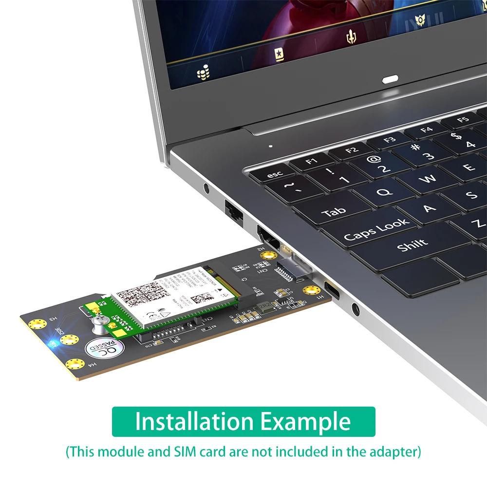 Adaptador NGFF(M.2) a USB 3,0 con tarjeta SIM de 8 pines, Kit de gastos, ranura para módulo 3G/4G/5G, tarjeta NGFF(M.2) tipo 3042/3052 - imagen 5