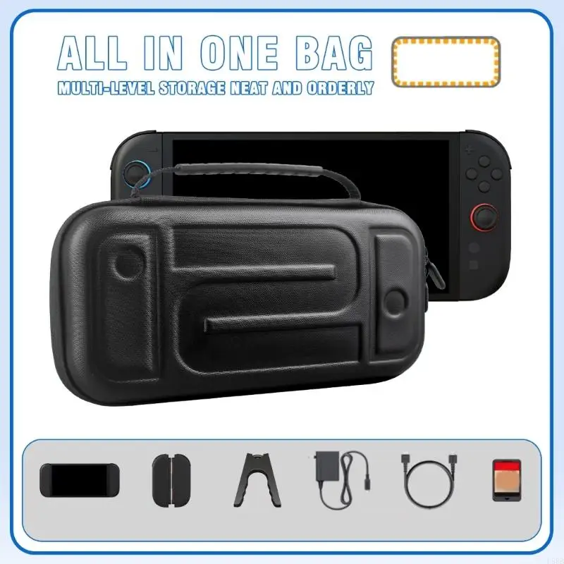 Bolso almacenamiento D5BB para NS2 Gaming Accessors Bock -Propon caja portátil portátil transporte