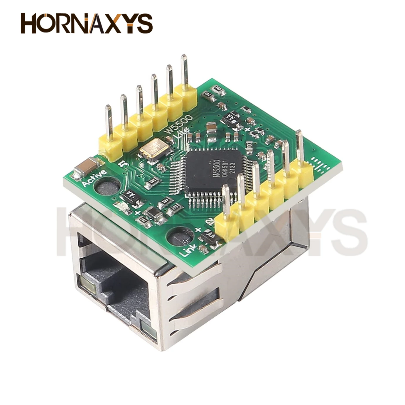 Módulo de red Ethernet W5500 SPI a LAN, interfaz TCP IP 51 STM32 3,3 V 5V para Arduino WIZ820io RC5, Internet de las cosas, 1-5 uds. - imagen 5