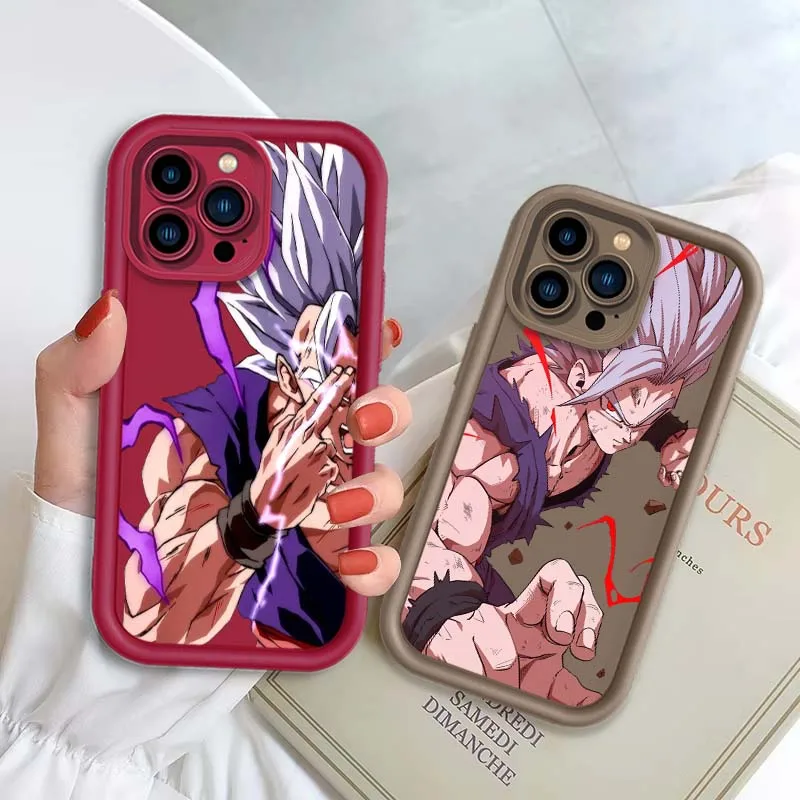 D-Dragon Ball Cool Goku Anime para Apple iPhone 17 16 15 14 13 12 11 Plus Pro Max Eye Ladder funda de teléfono - imagen 2