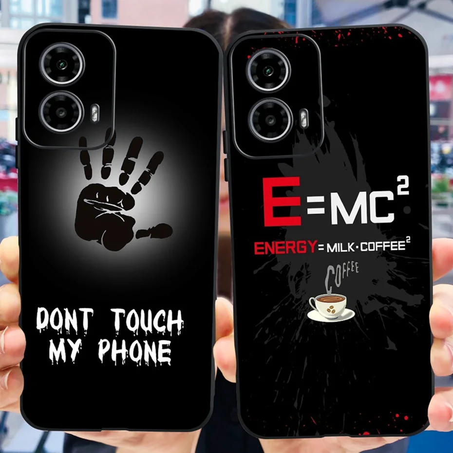 Para Motorola Moto G24 XT2423-1 funda de silicona negra con diseño de estilo Metal de dragón a la moda para MotoG24 G 24 4G fundas de teléfono suaves de TPU - imagen 3