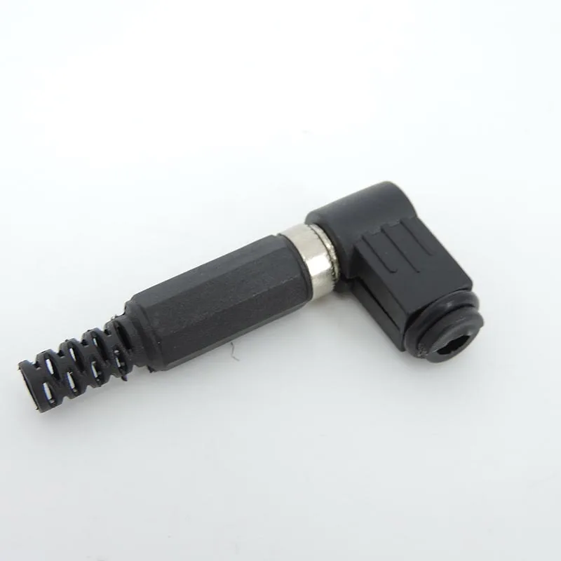 5,5 MM * 2,5 MM / 2,1 MM DC macho hembra enchufe adaptador de enchufe ángulo recto/recto conector de 90 grados 5,5*2,5 MM 5521 - imagen 5