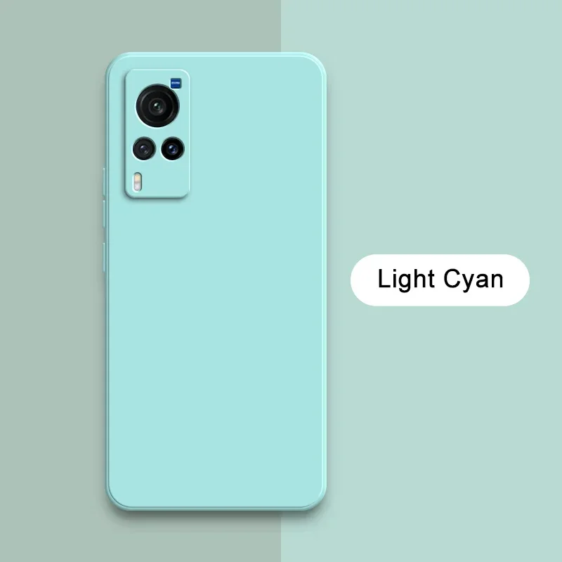 Funda de silicona líquida para VIVO X60 Pro Plus X60s X60t China 360, funda protectora a prueba de golpes para teléfono, bolsas X60Pro - imagen 5