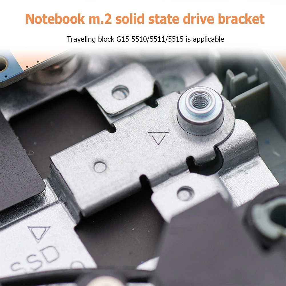 Adaptador de montaje de disipador de calor para ordenadores portátiles de videojuegos, tarjeta de almacenamiento de soporte SSD, M.2 NVME 2230 2280, para Dell G15/5510/5511/5515 - imagen 5