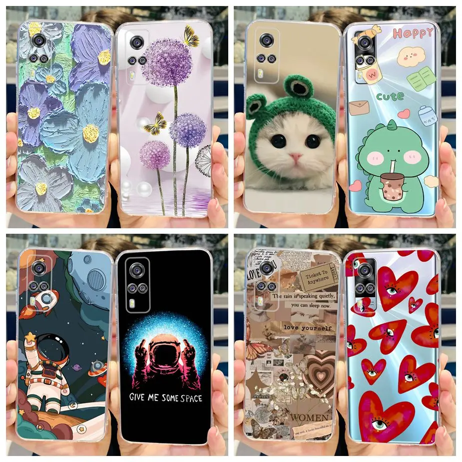 Funda de silicona blanda para Vivo Y31, carcasa bonita pintada a la moda, Y51a, V2031, Y51, 2020, VivoY31 de diciembre