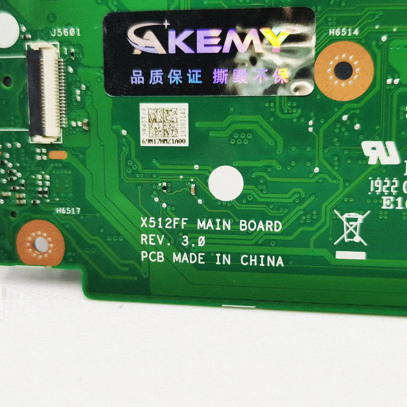 Para ASUS VivoBook X512 X512FA X512FB X512FC X512FFR X513FF X511FF X512FG X515FF X512FF placa base 100% probada - imagen 4