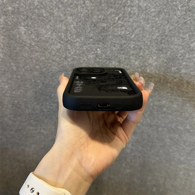 Funda de silicona con dragón chino de Color ilusorio para Samsung Galaxy S25 S24 S23 S22 Ultra Plus S21 FE A56 A55 A54 A33 A53 A52S - imagen 5