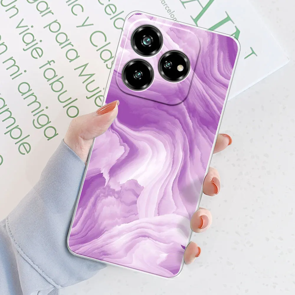 Para ZTE Axon 60 4G Funda trasera para ZTE Blade V60 4G Funda a prueba de golpes Funda de teléfono de silicona suave transparente para ZTE Blade V40S Coque - imagen 5