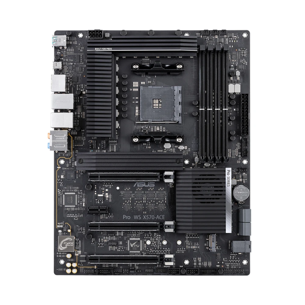 Placa base ASUS Pro WS X570-ACE compatible con 5600G 5700X 5700X3D 5800x3D CPU 4xDDR4 M.2 NVME HDMI PCIe4.0 AMD X570 ATX AM4 - imagen 3