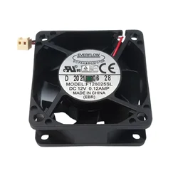 Everflow F126025S – Ventilador PC 60 mm con rodamiento hidráulico