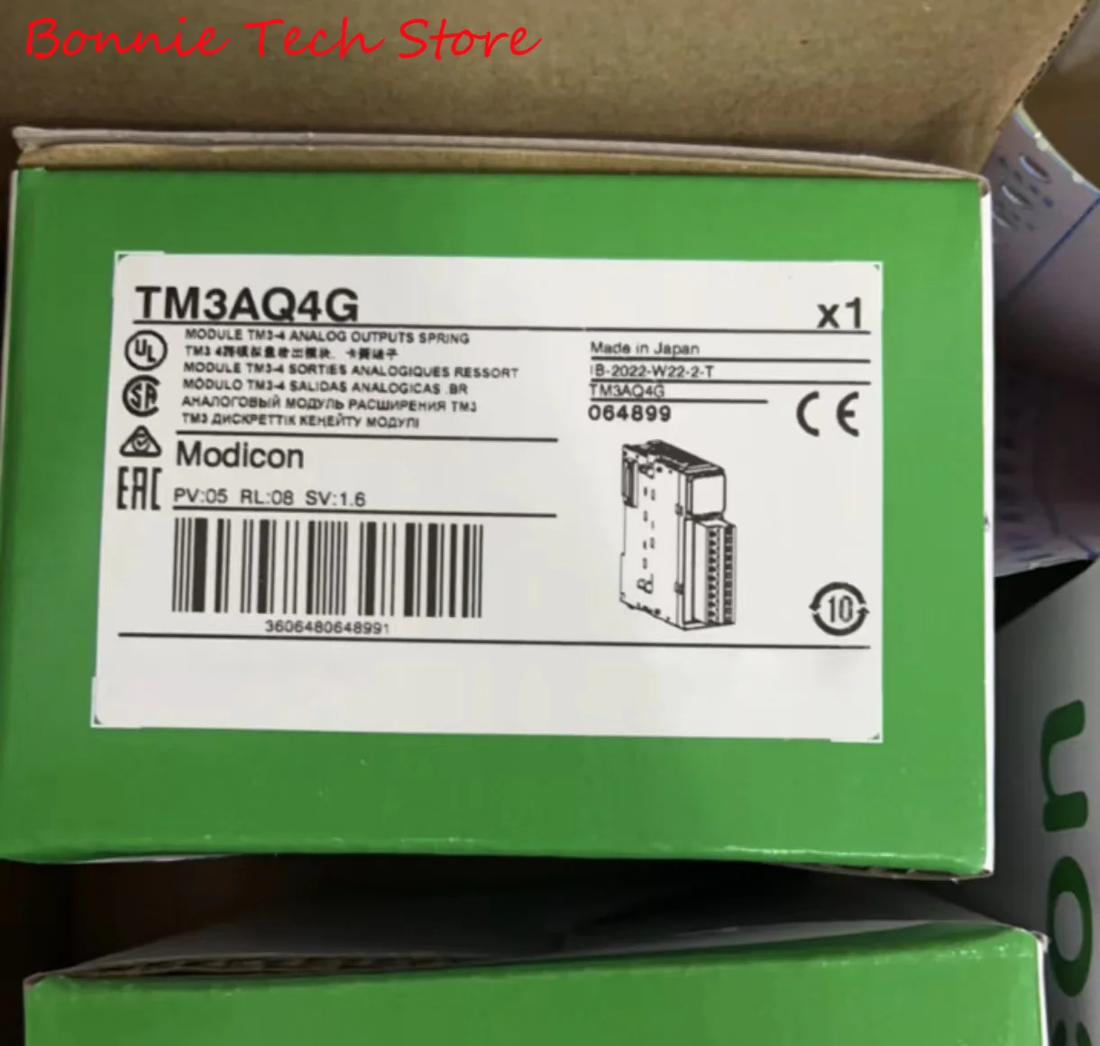 TM3AQ4G para Schneider Modicon TM3 - 4 salidas analógicas (resorte) 24Vdc - imagen 3