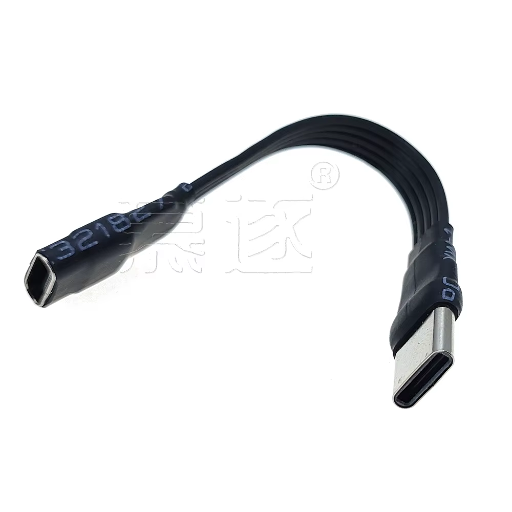 Cable Extensión USB-C Plano Angular 90° FPC USB 2.0 - imagen 2