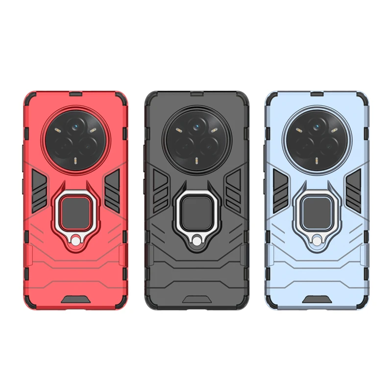 Para funda OPPO Realme 14 Pro funda Realme 14 Pro Capas a prueba de golpes soporte de parachoques anillo soporte magnético funda para Realme 14 Pro Fundas - imagen 2
