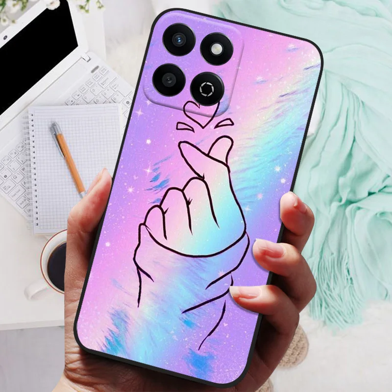 Para Honor 200 Smart 5G Funda fresca pintada TPU Funda de silicona suave para teléfono Honor X7C 4G Funda Coque Honor200 Smart honorx7c - imagen 2