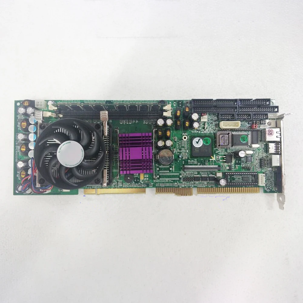 Placa base de control industrial ROBO-8712VLA BIOS R1.00 con memoria y ventilador placa base industrial - imagen 4