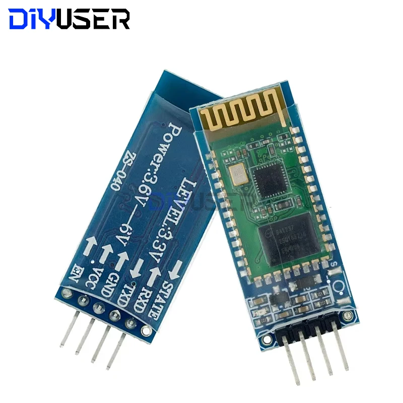 DIYUSER nuevo HC-05 HC 05 hc-06 HC 06 RF módulo esclavo transceptor inalámbrico Bluetooth RS232/TTL a UART convertidor y adaptador - imagen 4