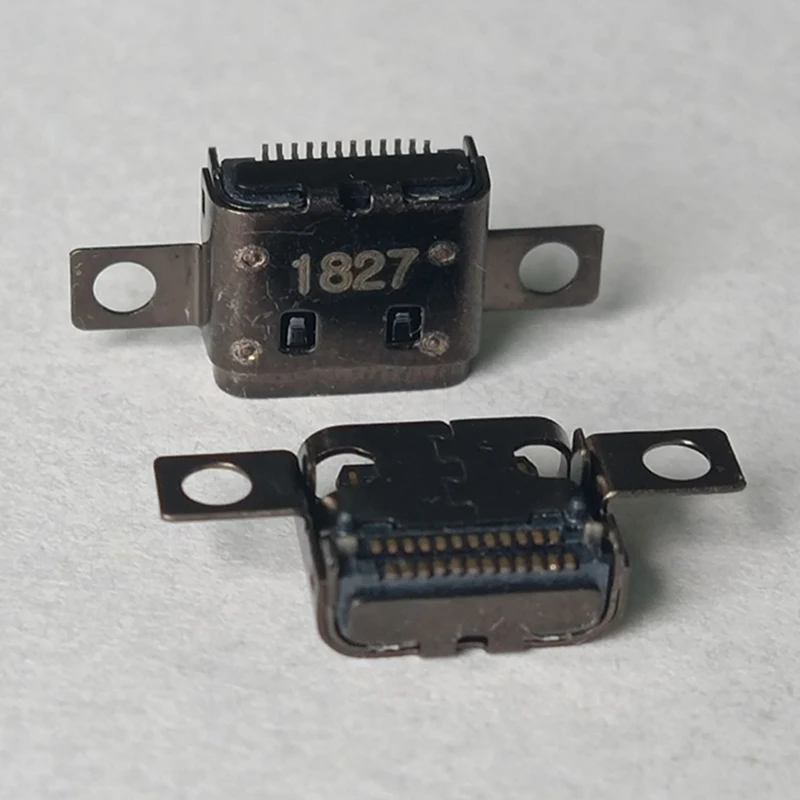 Conector de interfaz de alimentación de cabezal de carga de TYPE-C, enchufe trasero adecuado para Lenovo 720S-13IKB 720S-13ARR, conector CC de un solo cabezal, 1 Uds. - imagen 2