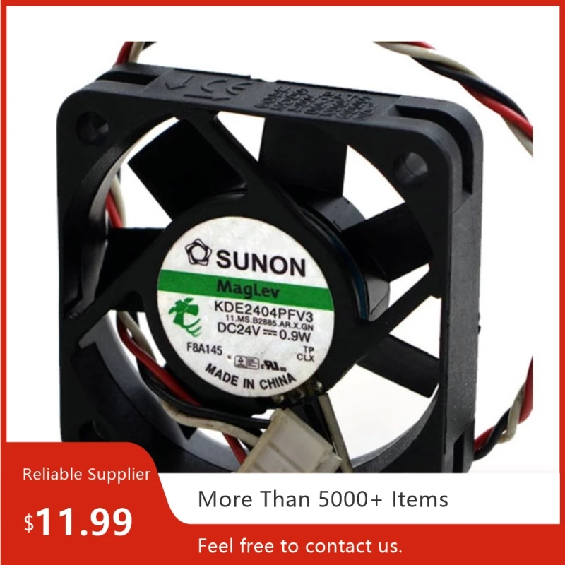Para SUNON KDE2404PFV3 40x40x10mm DC 24V 0.04A ventilador de refrigeración Industrial con doble rodamiento de bolas para VFDs
