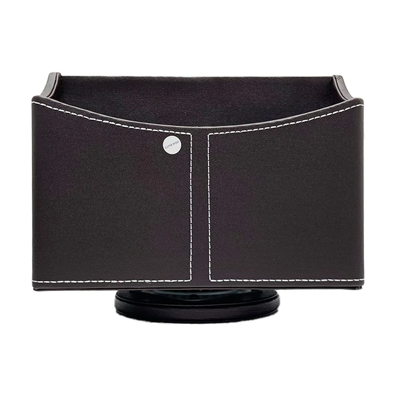 Caddy remoto para mesa, organizador de escritorio giratorio de 360 grados, caja de almacenamiento para bolígrafo, lápiz, brocha de maquillaje, accesorios de oficina - imagen 2