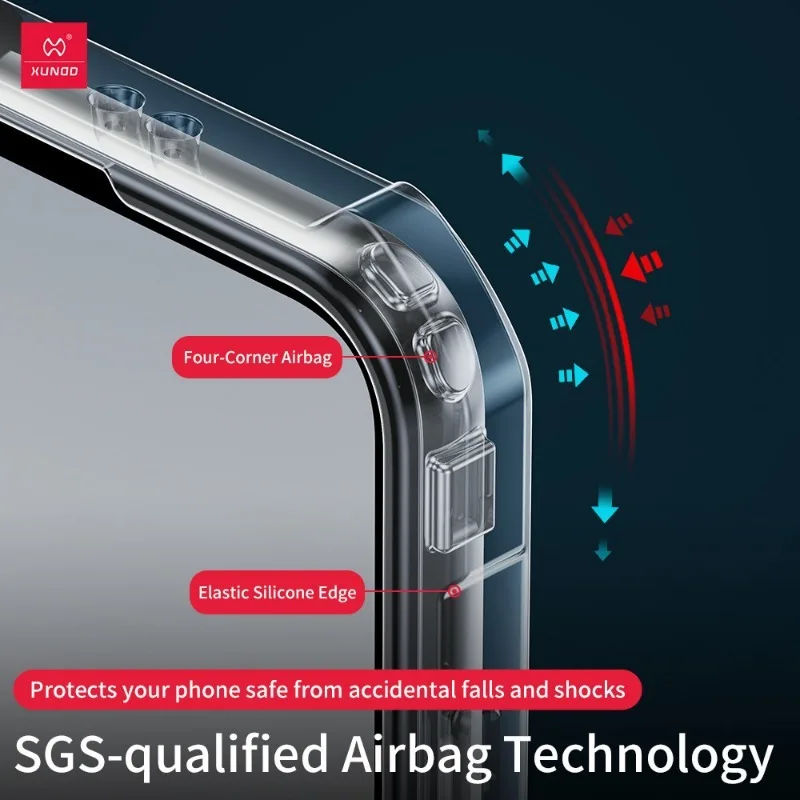 Para OPPO Find X8 Pro funda XUNDD hermosas Airbags a prueba de golpes calidad PC + TPU parachoques de teléfono para Find X8 - imagen 5