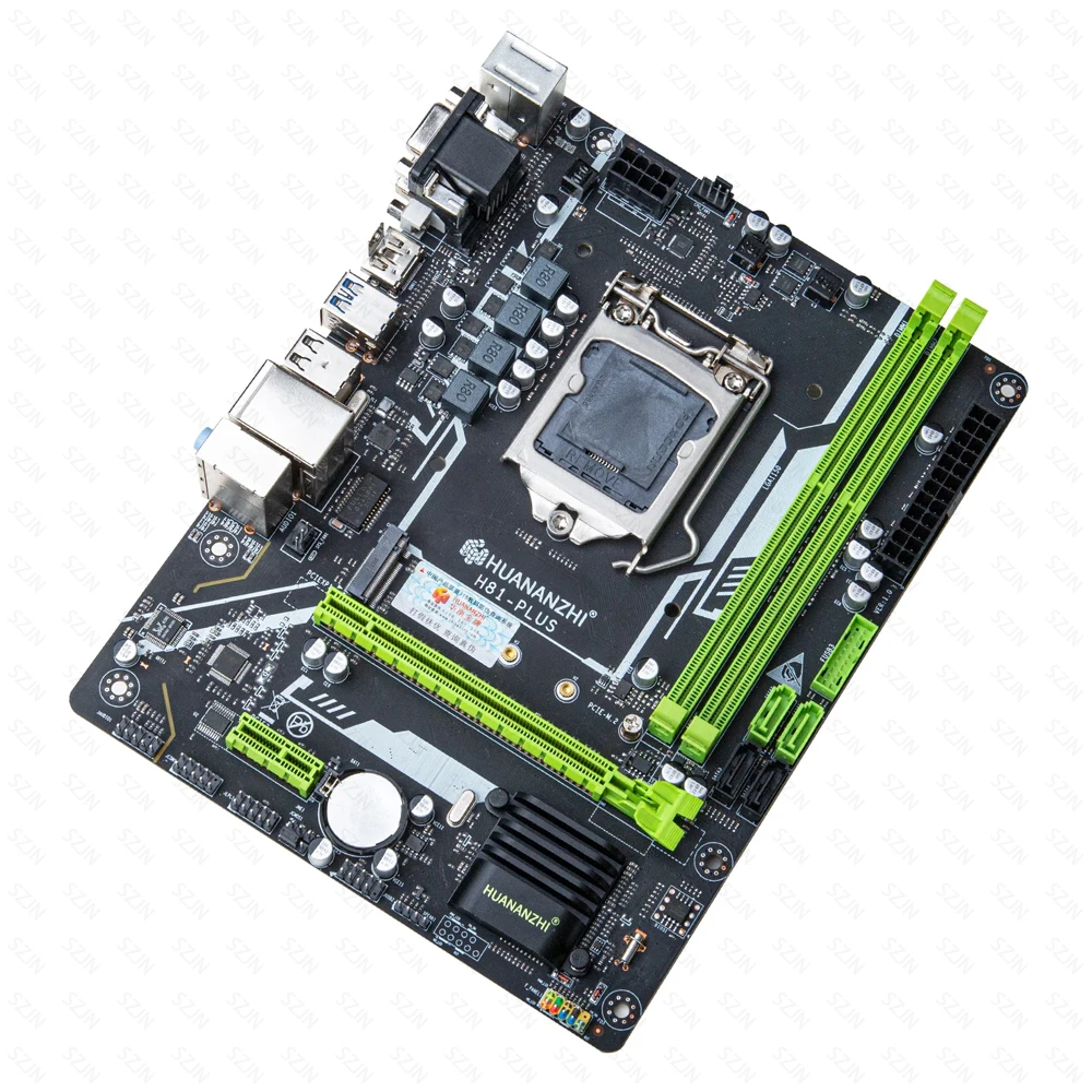 Juego de placa base H81 opcional con LGA1150 I3/I5 DDR3 1600MHz Max 16G SATA M.2 USB VGA Compatible con HDMI bajo consumo de energía - imagen 5