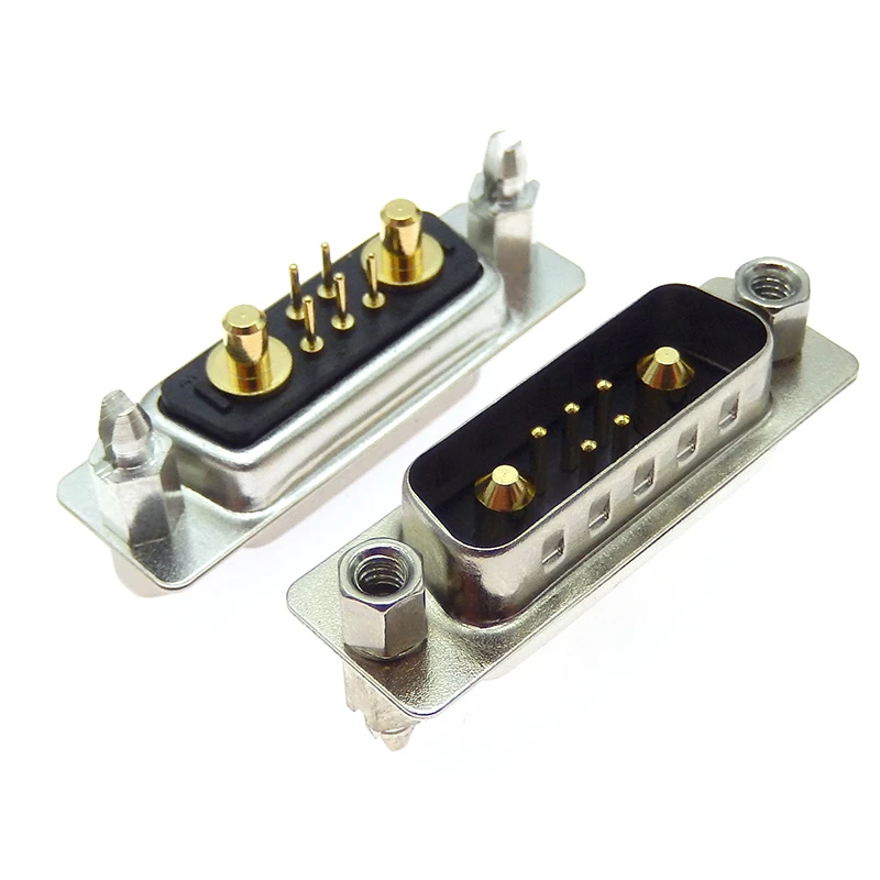 7W2 cabeza hembra cabeza masculina arpón aguja sólida chapado en oro placa de soldadura de inserción recta vertical base femenina 5 + 2 mezcla alta cur - imagen 3