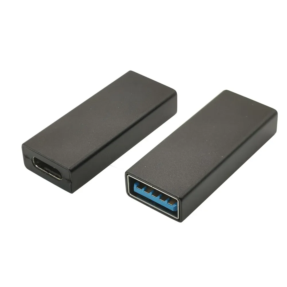USB C de alta velocidad USB 3.1 tipo C hembra a USB 3,0 A hembra adaptador convertidor 5gbps transmisión Aata negro plata - imagen 2