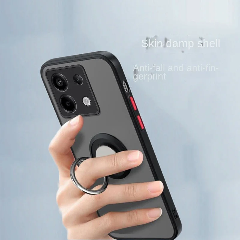 Funda rígida para Xiaomi POCO M6 Pro 4G, carcasa trasera protectora con anillo magnético, para teléfono POCO X6 Pro M6pro - imagen 5