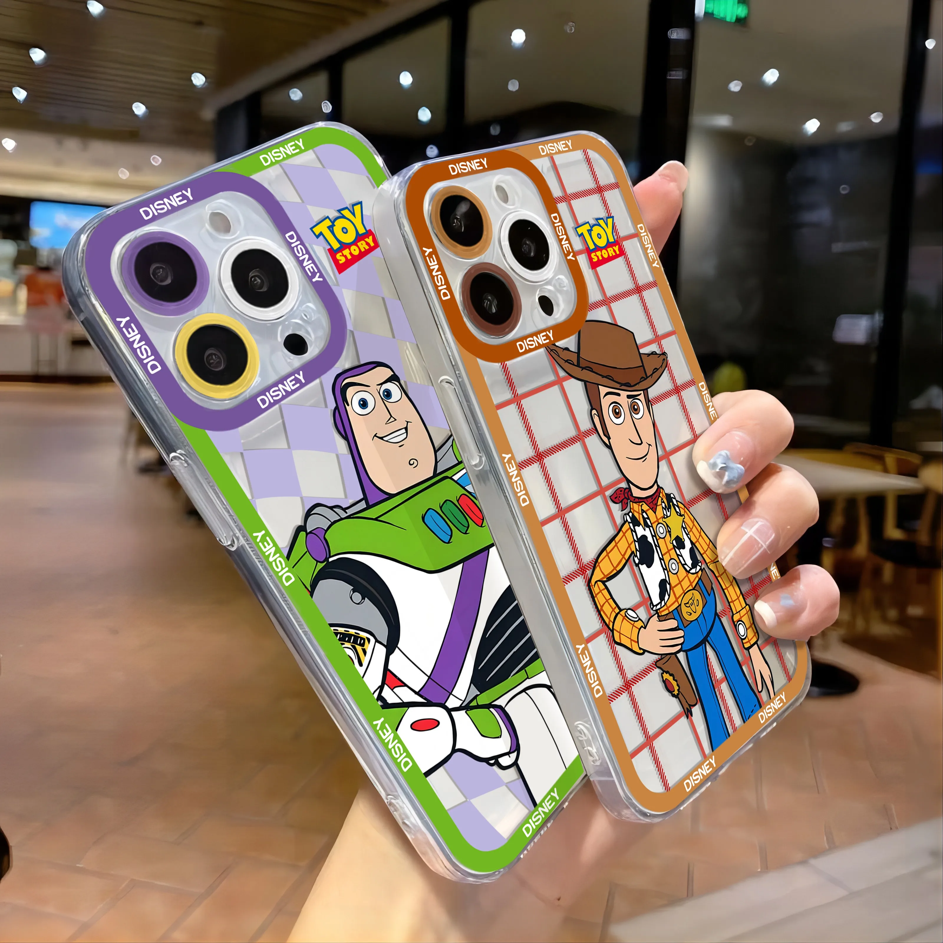 Disneys-funda transparente de Toy Story para móvil, carcasa bonita para Samsung A73, A72, A71, A55, A52, A51, A50, A35, A33, A32, A31, A30, A24, A23, A22, A13, A12, A05, 5G, novedad - imagen 2