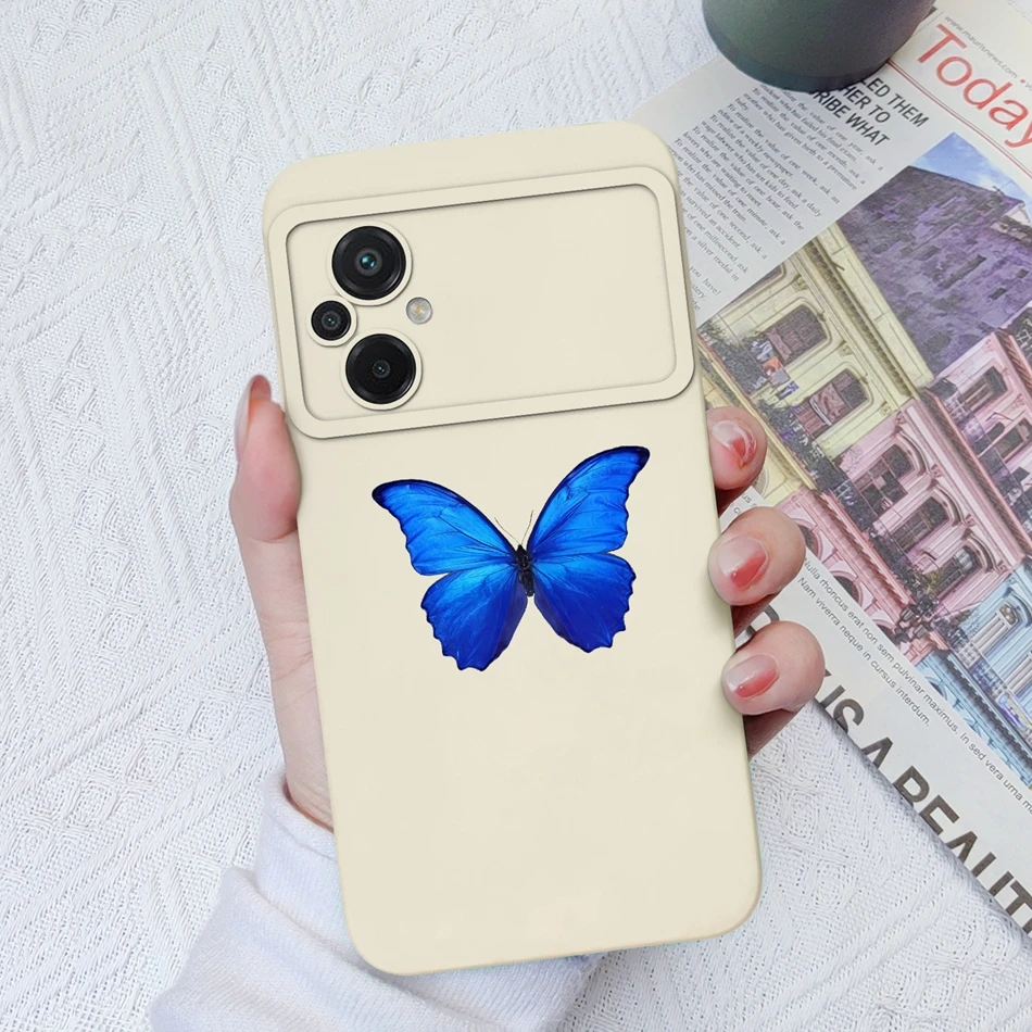 Para Xiaomi Poco M5 M5S funda de teléfono Monster Cat protección de cámara actualización parachoques de silicona líquida para Poco M 5 S carcasa trasera - imagen 5