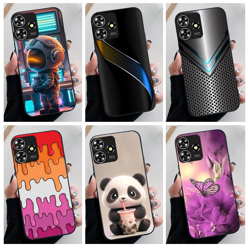 Para ZTE Blade V50 diseño funda de silicona pintada con flores para ZTE Blade A73 4G/V50 Smart Axon 50 Lite funda de TPU Fundas